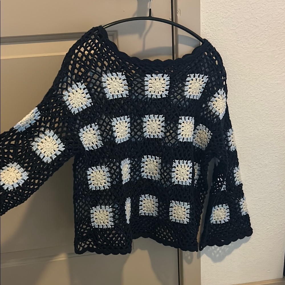 NWT Crochet Sweater Size XS